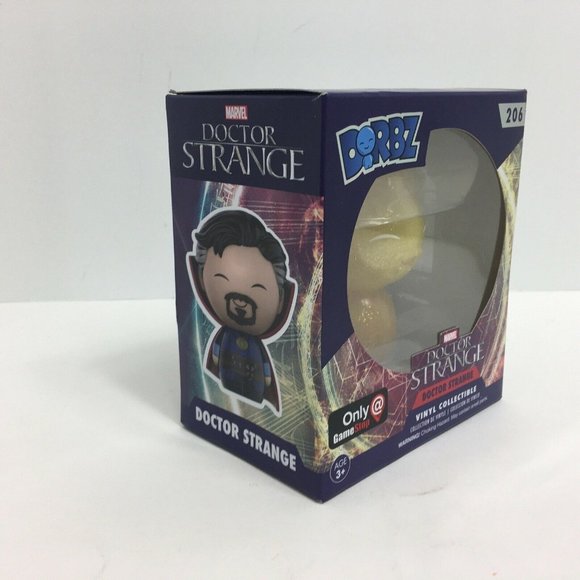 Funko Dorbz Doctor Strange 206 Marvel GameStop Exclusive Gold Sparkles Vinyl New - Picture 6 of 12